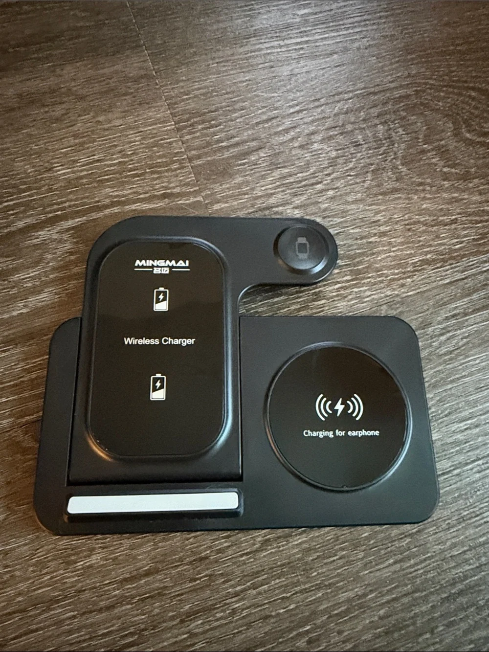 Black 3-in-1 Wireless Charging Stand